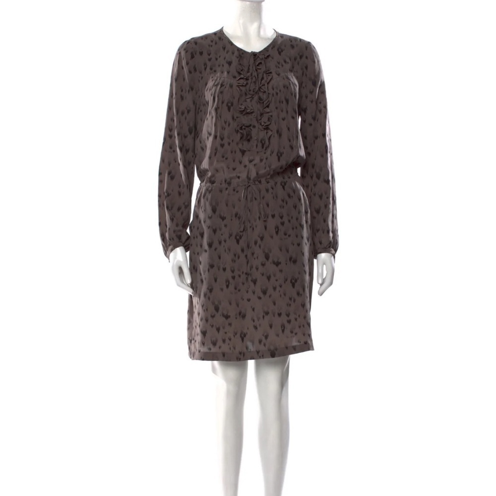 Rebecca Taylor Silk Leopard Dress